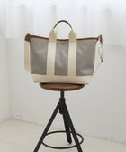 【トプカピ/TOPKAPI】の【Breath TOPKAPI】SCOTCH GRAIN スコッチグレイン ショルダー付き A4 トート バッグ ライトグレー|ID: prp329100004575896 ipo3291000000032650525