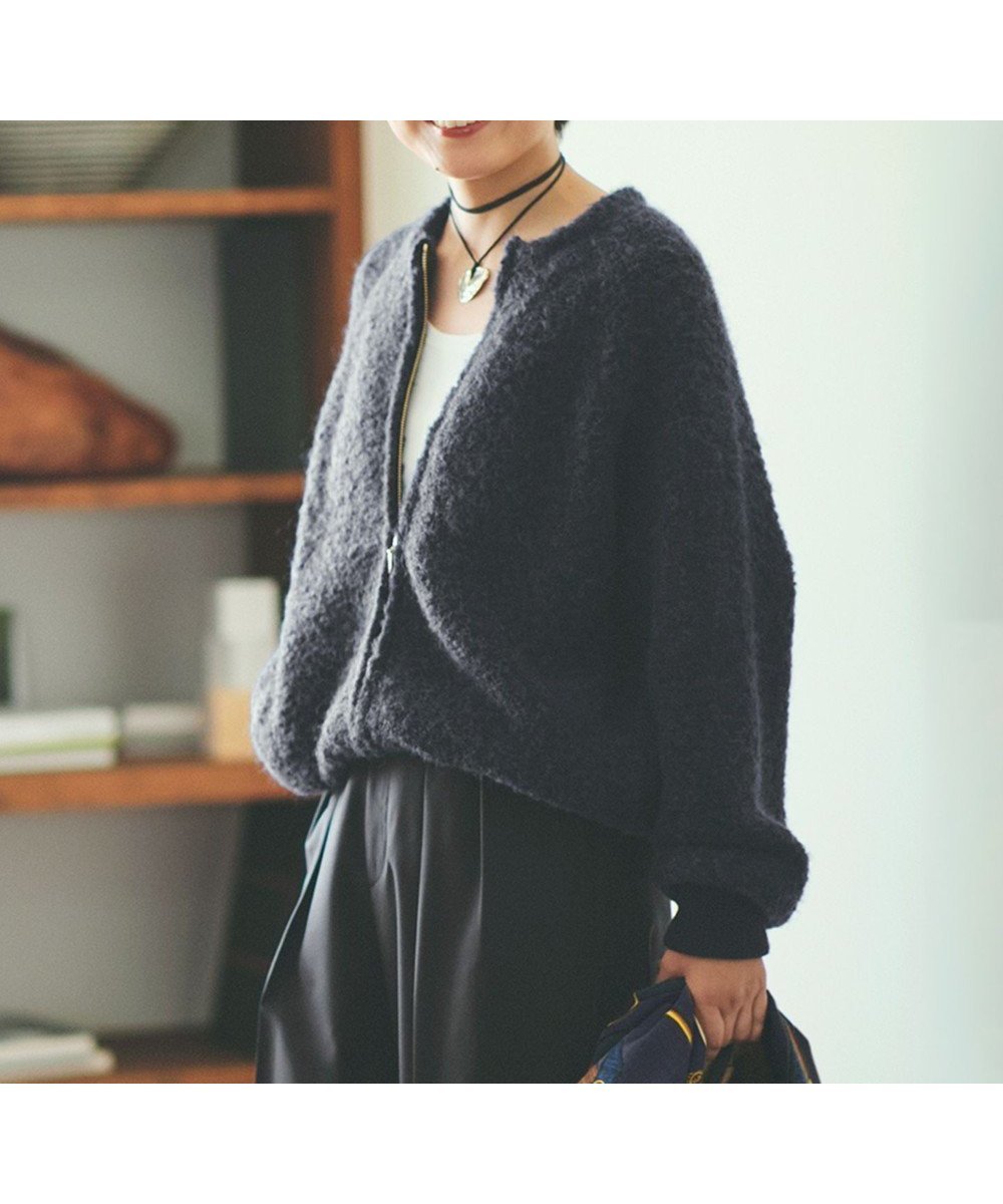 【23区/NIJYUSANKU】の【洗える】ブークレニット ブルゾン 人気、トレンドファッション・服の通販 founy(ファニー) 　ファッション　Fashion　レディースファッション　Fashion for Women　アウター　Coat / Outerwear Collection　レディースジャケット・軽アウター　Jackets　ブルゾンジャケット・スポーティアウター　Blouson Jackets　インナー　Innerwear　洗える　Machine Washable　秋　Autumn　ジャケット　Jacket, Outerwear　ストレート　Straight, Straight Cut　トレンド　Trend, Trending Now　ブルゾン　Blouson, Bomber Jacket　A/W・秋冬　Autumn/Winter　冬　Winter / This Winter　2024年　2024　2024-2025秋冬・A/W　Autumn/Winter 2024–25 AW24–25　 other-1|ID: prp329100004575920 ipo3291000000033677487