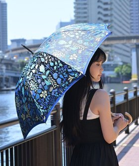 【槇田商店/Makita shoten】の人気No.1【晴雨兼用 UVカット】Stig Lindberg HERBARIUM ブルー 長傘 人気、トレンドファッション・服の通販 founy(ファニー) ファッション Fashion レディースファッション Ladies' Fashion Online 傘 / レイングッズ Umbrellas/Rainwear 傘 Umbrella スポーツ Sports 人気 Popularity 日傘 Parasol エレガント 上品 Elegant |ID:prp329100004575939