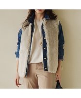【23区/NIJYUSANKU】のECOPEL エコファー ジレ 人気、トレンドファッション・服の通販 founy(ファニー) ファッション Fashion レディースファッション Fashion for Women アウター Coat / Outerwear Collection レディースジャケット・軽アウター Jackets エレガント 上品 Elegant ジャケット Jacket, Outerwear バランス Balance, Style Balance フランス France, French ミドル Middle Length, Mid Height リアル Real, Realistic リュクス Luxury, Elegant, High-End, Chic A/W・秋冬 Autumn/Winter 冬 Winter / This Winter 2024年 2024 2024-2025秋冬・A/W Autumn/Winter 2024–25 AW24–25 |ID:prp329100004575948