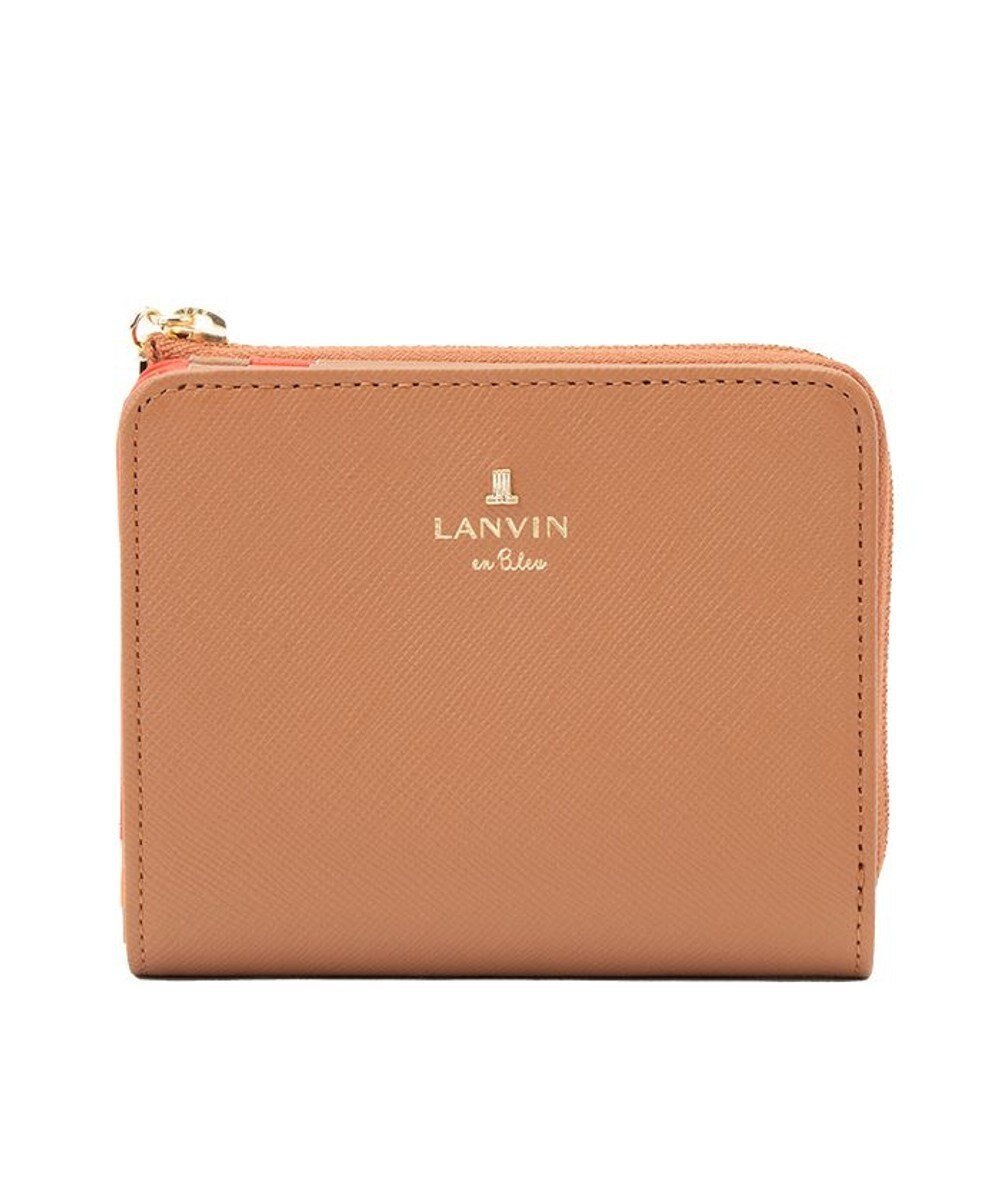 【ランバン オン ブルー/LANVIN en Bleu】のリュクサンブールカラー 二つ折り財布 インテリア・キッズ・メンズ・レディースファッション・服の通販 founy(ファニー) 　ファッション　Fashion　レディースファッション　WOMEN　財布　Wallets　ウォレット　Wallet　シンプル　Simple　人気　Popularity　財布　Wallet　ブラウン|ID: prp329100004576133 ipo3291000000032406303