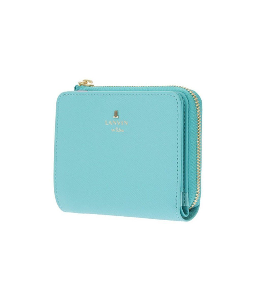 【ランバン オン ブルー/LANVIN en Bleu】のリュクサンブールカラー 二つ折り財布 インテリア・キッズ・メンズ・レディースファッション・服の通販 founy(ファニー) 　ファッション　Fashion　レディースファッション　WOMEN　財布　Wallets　ウォレット　Wallet　シンプル　Simple　人気　Popularity　財布　Wallet　エメラルドグリーン|ID: prp329100004576133 ipo3291000000032406309