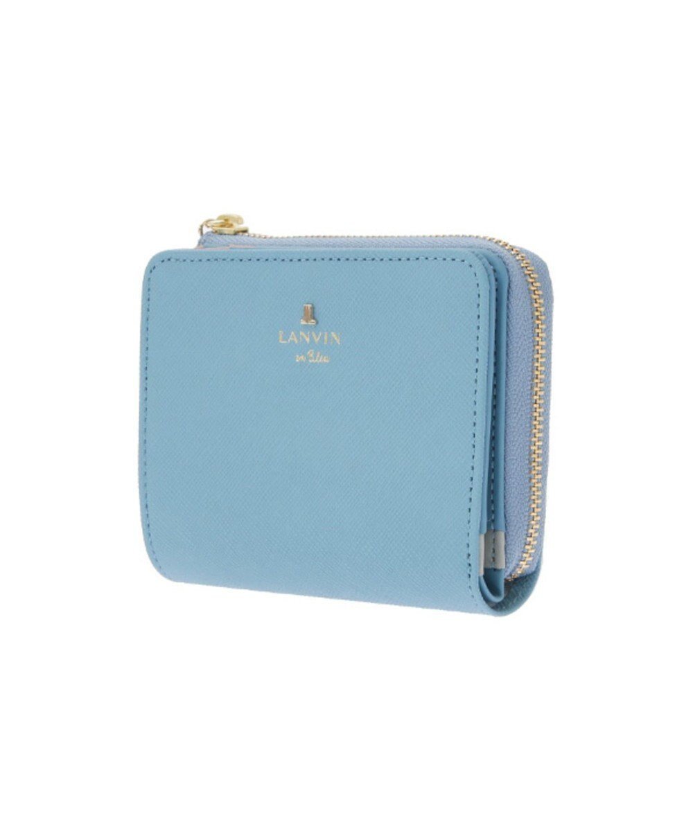 【ランバン オン ブルー/LANVIN en Bleu】のリュクサンブールカラー 二つ折り財布 インテリア・キッズ・メンズ・レディースファッション・服の通販 founy(ファニー) 　ファッション　Fashion　レディースファッション　WOMEN　財布　Wallets　ウォレット　Wallet　シンプル　Simple　人気　Popularity　財布　Wallet　ブルー|ID: prp329100004576133 ipo3291000000032406310