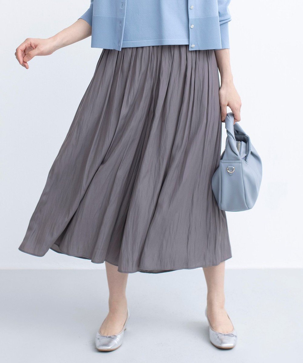 【組曲/KUMIKYOKU】の【春の新色追加】ギャザーライトデシン パンツ 人気、トレンドファッション・服の通販 founy(ファニー) 　ファッション　Fashion　レディースファッション　WOMEN　パンツ　Pants　春　Spring　カットソー　Cut And Sew　ギャザー　Gather　コンパクト　Compact　チェック　Check　定番　Standard　人気　Popularity　ビンテージ　Vintage　ポケット　Pocket　A/W・秋冬　Aw・Autumn/Winter・Fw・Fall-Winter　S/S・春夏　Ss・Spring/Summer　お家時間・ステイホーム　Home Time/Stay Home　夏　Summer　旅行　Travel　ビジネス 仕事 通勤　Business　 other-1|ID: prp329100004576191 ipo3291000000032493089