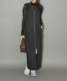 【グリーンパークス/Green Parks】のフロントジップキャミワンピース 人気、トレンドファッション・服の通販 founy(ファニー) ファッション Fashion レディースファッション Fashion for Women ワンピース Dresses キャミソールワンピース Camisole Dresses キャミソール Camisole, Spaghetti Strap Top シェイプ Shape, Slim Fit シンプル Simple, Minimal ジップ Zip, Zipper スタイリッシュ Stylish, Fashionable ストライプ Stripe, Striped Pattern ビスチェ Bustier, Corset Top フェミニン Feminine, Girly フリル Frill, Ruffle フロント Front, Front Design ポケット Pocket, Pocket Detail モダン Modern, Contemporary 無地 Plain, Solid Color A/W・秋冬 Autumn/Winter thumbnail Black|ID: prp329100004576206 ipo3291000000033668806