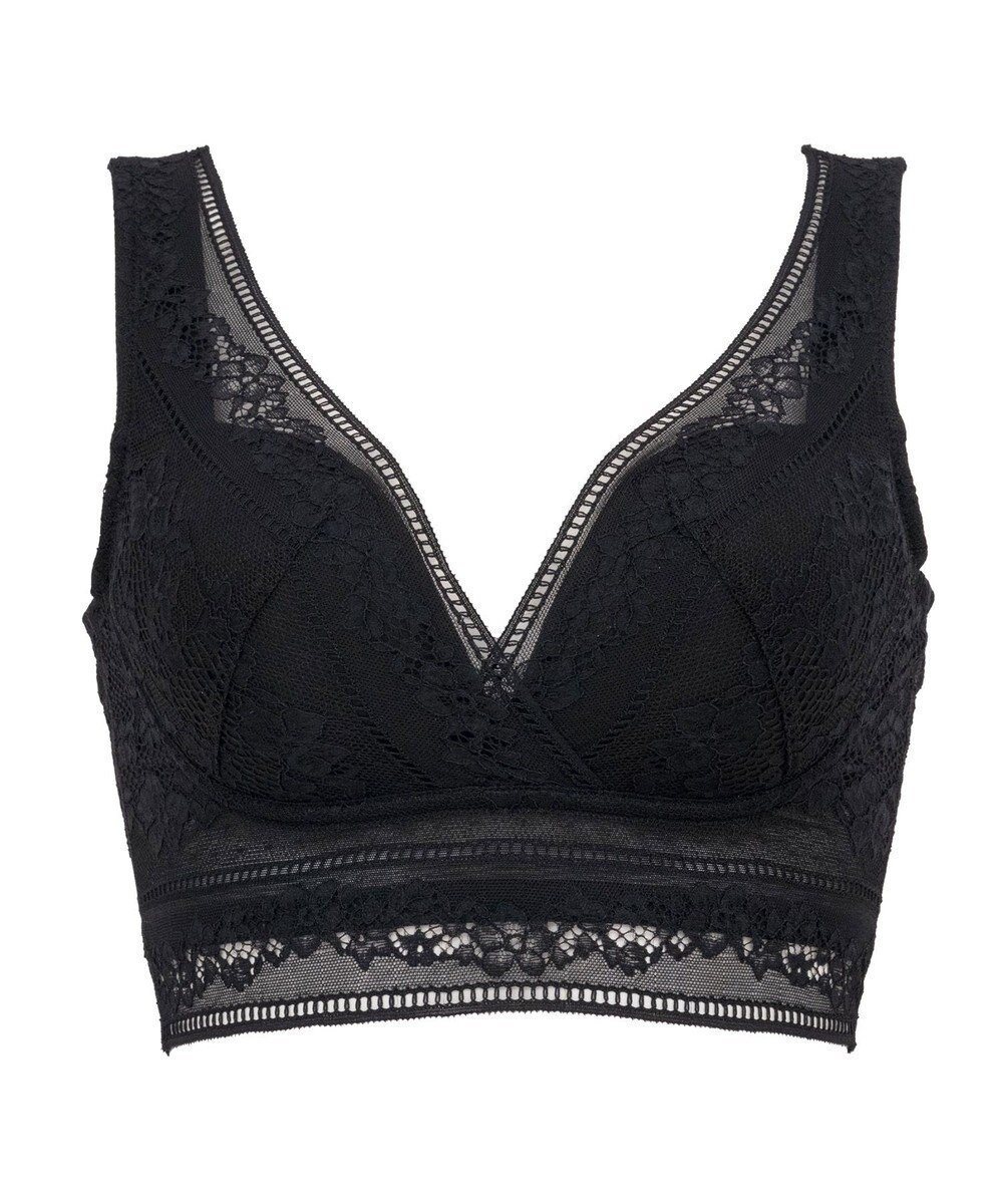 【ブラデリス ニューヨーク/BRADELIS New York】の【BRADELIS Me / ノンワイヤー・バストアップ】 Perfumyレーシィブラ24A1 インテリア・キッズ・メンズ・レディースファッション・服の通販 founy(ファニー) 　ファッション　Fashion　レディースファッション　Fashion for Women　アンダー　Underwear Essentials　スタイリッシュ　Stylish, Fashionable　タンク　Tank Top, Sleeveless Top　タンブラー　Tumbler, Travel Mug　デコルテ　Décolleté, Neckline　ビキニ　Bikini, Two-Piece Swimsuit　フィット　Fit, Slim Fit　ブラジャー　Bra, Lingerie　ランジェリー　Lingerie, Intimate Wear　ループ　Loop, Loop Knit　レース　Lace, Lace Fabric　ワイヤー　Wire, Wired Bra　おすすめ　Recommended / Our Picks　ブラック|ID: prp329100004576285 ipo3291000000032720050