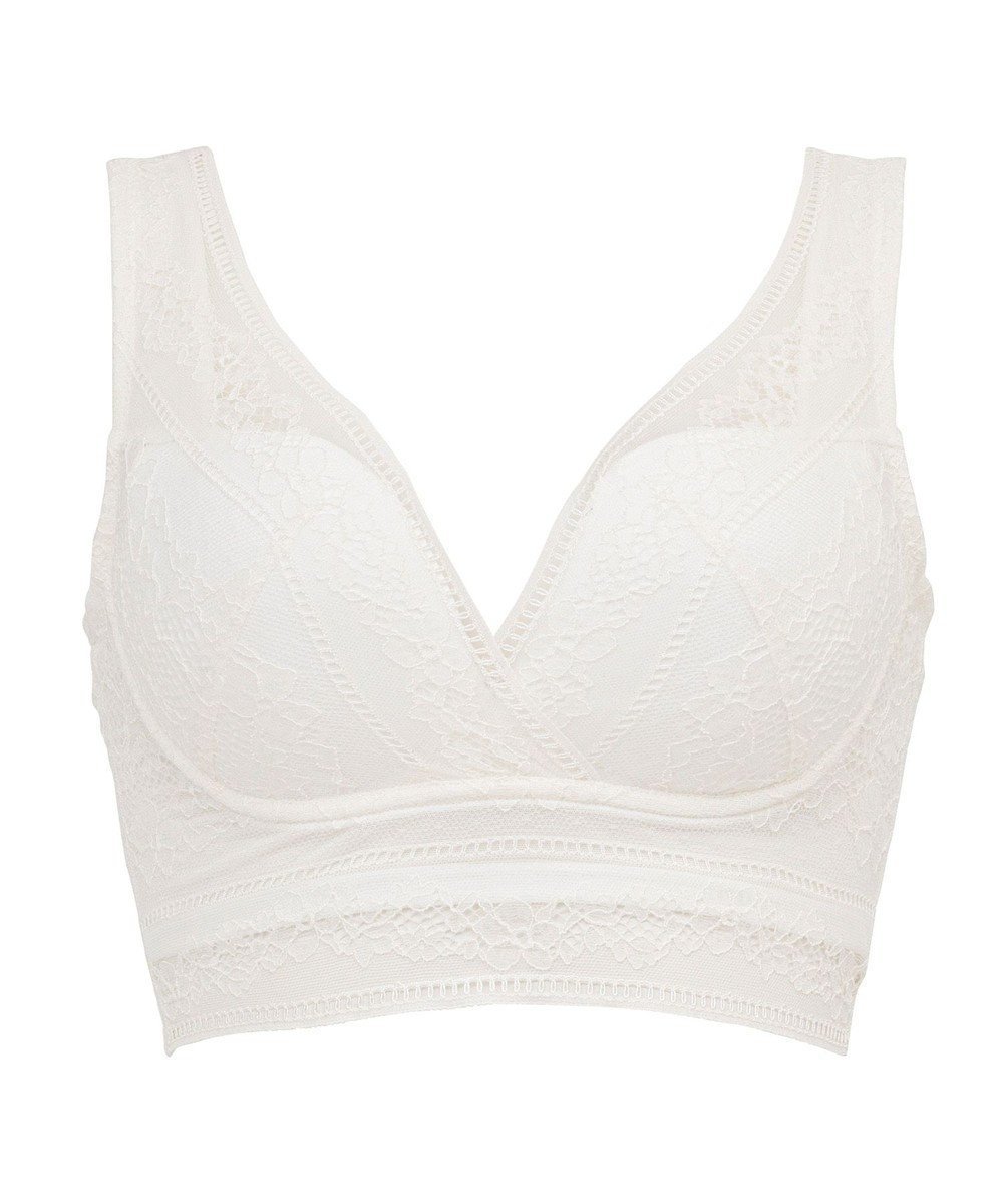 【ブラデリス ニューヨーク/BRADELIS New York】の【BRADELIS Me / ノンワイヤー・バストアップ】 Perfumyレーシィブラ24A1 インテリア・キッズ・メンズ・レディースファッション・服の通販 founy(ファニー) 　ファッション　Fashion　レディースファッション　Fashion for Women　アンダー　Underwear Essentials　スタイリッシュ　Stylish, Fashionable　タンク　Tank Top, Sleeveless Top　タンブラー　Tumbler, Travel Mug　デコルテ　Décolleté, Neckline　ビキニ　Bikini, Two-Piece Swimsuit　フィット　Fit, Slim Fit　ブラジャー　Bra, Lingerie　ランジェリー　Lingerie, Intimate Wear　ループ　Loop, Loop Knit　レース　Lace, Lace Fabric　ワイヤー　Wire, Wired Bra　おすすめ　Recommended / Our Picks　オフホワイト|ID: prp329100004576285 ipo3291000000032720051