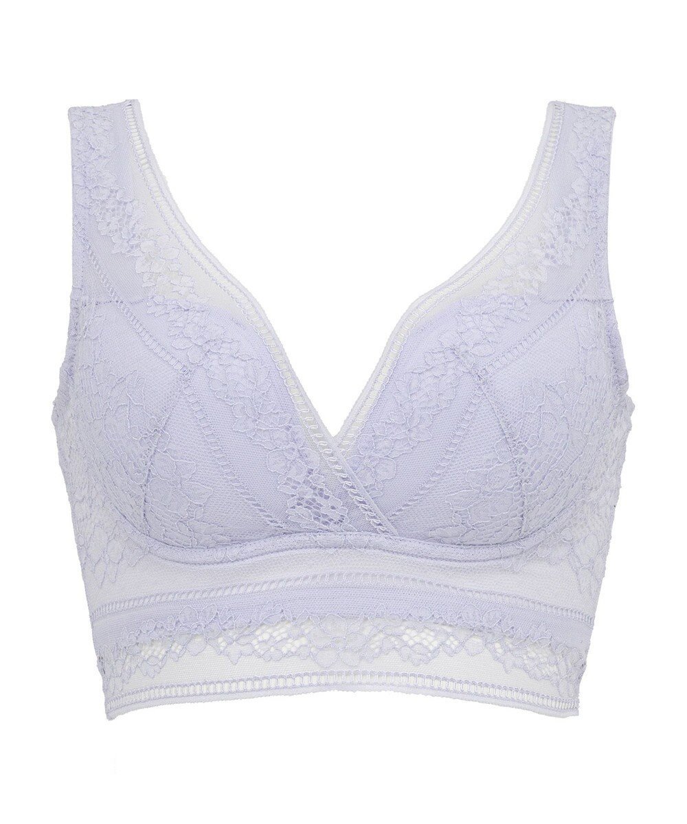 【ブラデリス ニューヨーク/BRADELIS New York】の【BRADELIS Me / ノンワイヤー・バストアップ】 Perfumyレーシィブラ24A1 インテリア・キッズ・メンズ・レディースファッション・服の通販 founy(ファニー) 　ファッション　Fashion　レディースファッション　Fashion for Women　アンダー　Underwear Essentials　スタイリッシュ　Stylish, Fashionable　タンク　Tank Top, Sleeveless Top　タンブラー　Tumbler, Travel Mug　デコルテ　Décolleté, Neckline　ビキニ　Bikini, Two-Piece Swimsuit　フィット　Fit, Slim Fit　ブラジャー　Bra, Lingerie　ランジェリー　Lingerie, Intimate Wear　ループ　Loop, Loop Knit　レース　Lace, Lace Fabric　ワイヤー　Wire, Wired Bra　おすすめ　Recommended / Our Picks　アイスブルー|ID: prp329100004576285 ipo3291000000032720053
