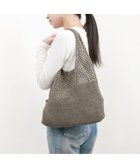 【アンビリオン/UNBILLION】のカシュカシュ cachecache / メタリック糸ホーボーバッグ ダークシルバー|ID: prp329100004576366 ipo3291000000032603662