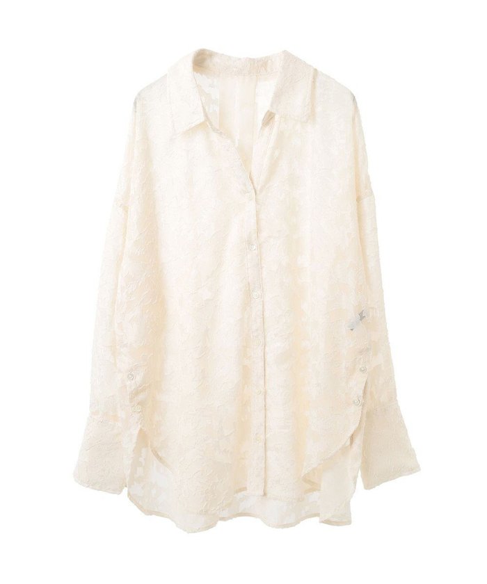【イェッカ ヴェッカ/YECCA VECCA】の3wayシアージャガードシャツ インテリア・キッズ・メンズ・レディースファッション・服の通販 founy(ファニー) https://founy.com/ ファッション Fashion レディースファッション WOMEN トップス・カットソー Tops/Tshirt シャツ/ブラウス Shirts/Blouses キャミソール Camisole シフォン Chiffon ジャカード Jacquard フェミニン Feminine ヘムライン Hemline ポケット Pocket ラウンド Round ラップ Wrap エレガント 上品 Elegant A/W・秋冬 Aw・Autumn/Winter・Fw・Fall-Winter 羽織 Haori |ID: prp329100004576383 ipo3291000000032409433