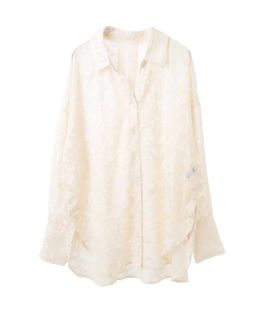 【イェッカ ヴェッカ/YECCA VECCA】の3wayシアージャガードシャツ 人気、トレンドファッション・服の通販 founy(ファニー) 　ファッション　Fashion　レディースファッション　Ladies' Fashion Online　トップス・カットソー　Tops/Tshirt　シャツ/ブラウス　Shirts/Blouses　キャミソール　Camisole　シフォン　Chiffon　ジャカード　Jacquard　フェミニン　Feminine　ヘムライン　Hemline　ポケット　Pocket　ラウンド　Round　ラップ　Wrap　エレガント 上品　Elegant　A/W・秋冬　Aw・Autumn/Winter・Fw・Fall-Winter　羽織　Haori　 other-1|ID: prp329100004576383 ipo3291000000032678857