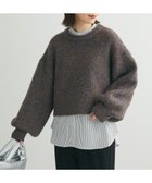 【グリーンパークス/Green Parks】の・ELENCARE DUE ミックスシャギーニット Brown|ID: prp329100004576504 ipo3291000000032554227