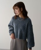 【グリーンパークス/Green Parks】の・ELENCARE DUE ミックスシャギーニット Blue|ID: prp329100004576504 ipo3291000000032554229