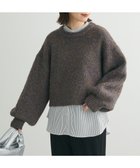【グリーンパークス/Green Parks】の・ELENCARE DUE ミックスシャギーニット Brown|ID: prp329100004576504 ipo3291000000033591259