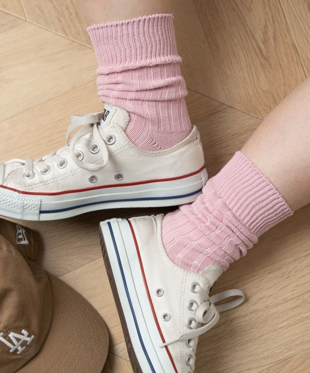 【ウィゴー/WEGO】のローゲージソックス インテリア・キッズ・メンズ・レディースファッション・服の通販 founy(ファニー) 　ファッション　Fashion　レディースファッション　Ladies' Fashion Online　ソックス　Socks　レッグウェア　Legwear　ギフト プレゼント　Gift Present　サンダル　Sandals　シンプル　Simple　スニーカー　Sneakers　スマホ　Smartphone　ソックス　Socks　再入荷　Restock/Back In Stock/Re Arrival　定番　Standard　無地　Plain Color　ピンク|ID: prp329100004576512 ipo3291000000032618981