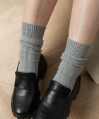 【ウィゴー/WEGO】のローゲージソックス ライトグレー|ID: prp329100004576512 ipo3291000000032618989