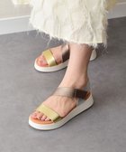 【インター ショシュール/INTER-CHAUSSURES】の【Oh my Sandals】クッションインソール厚底サンダル ゴールドコンビ|ID: prp329100004576524 ipo3291000000032622520