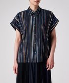 【ポール スミス/Paul Smith】の【洗える】Signature Pinstripe 半袖シャツ ネイビー|ID: prp329100004576537 ipo3291000000033523782