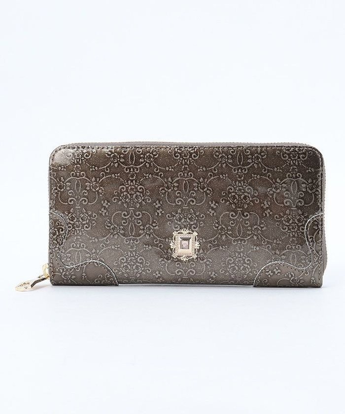 【アナスイ/ANNA SUI】のルーミー ラウンドファスナー長財布 インテリア・キッズ・メンズ・レディースファッション・服の通販 founy(ファニー) https://founy.com/ ファッション Fashion レディースファッション WOMEN 財布 Wallets エナメル Enamel ストーン Stone ブローチ Brooch ラウンド Round 定番 Standard 財布 Wallet |ID: prp329100004576557 ipo3291000000032411823