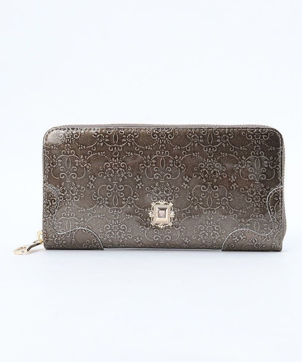 【アナスイ/ANNA SUI】のルーミー ラウンドファスナー長財布 人気、トレンドファッション・服の通販 founy(ファニー) 　ファッション　Fashion　レディースファッション　WOMEN　財布　Wallets　エナメル　Enamel　ストーン　Stone　ブローチ　Brooch　ラウンド　Round　定番　Standard　財布　Wallet　 other-1|ID: prp329100004576557 ipo3291000000032411823