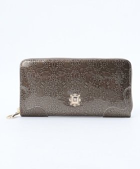 【アナスイ/ANNA SUI】のルーミー ラウンドファスナー長財布 人気、トレンドファッション・服の通販 founy(ファニー) ファッション Fashion レディースファッション Fashion for Women ミニ財布・二つ折り財布 Wallets & Card Cases エナメル Patent Leather ストーン Stone, Gem-Like ブローチ Brooch, Pin Brooch ラウンド Round, Round Neck 定番 Standard, Basic Item 財布 Wallet, Purse |ID:prp329100004576557