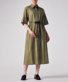 【ポール スミス/Paul Smith】の【洗える】Signature Pinstripe シャツワンピース オリーブ|ID: prp329100004576714 ipo3291000000033616816