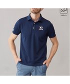 【23区 ゴルフ/23区GOLF / MEN】の【MEN】【吸水速乾/UVケア】YELL柄ジャガード ポロシャツ ネイビー系|ID: prp329100004576738 ipo3291000000032413582