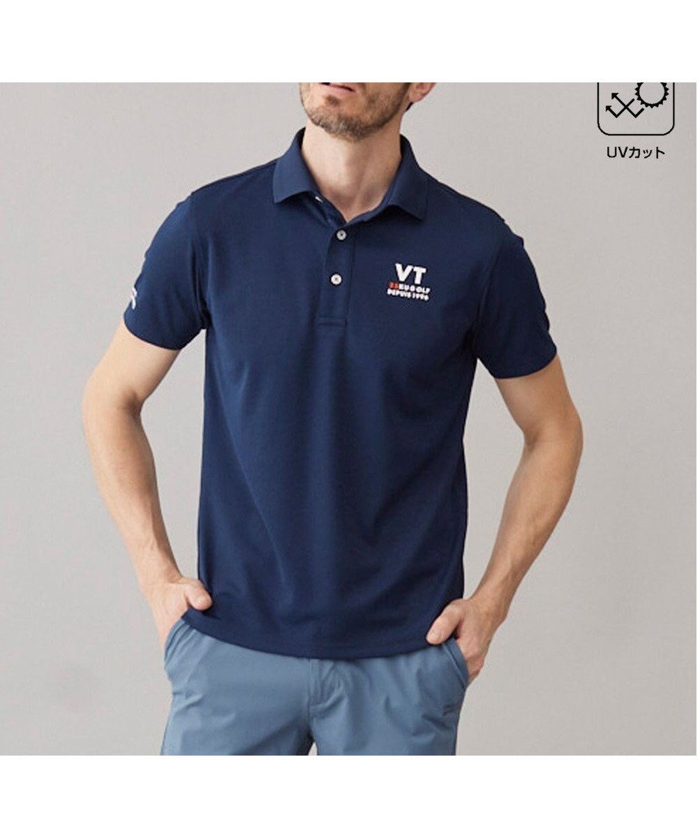 【23区 ゴルフ/23区GOLF / MEN】の【MEN】【吸水速乾/UVケア】YELL柄ジャガード ポロシャツ インテリア・キッズ・メンズ・レディースファッション・服の通販 founy(ファニー) 　ファッション　Fashion　メンズファッション　MEN　トップス・カットソー　Tops/Tshirt/Men　シャツ　Shirts　ポロシャツ　Polo Shirts　ゴルフ　Golf　オレンジ　Orange　シンプル　Simple　ストレッチ　Stretch　ベーシック　Basic　ポロシャツ　Polo Shirt　モチーフ　Motif　ラグジュアリー　Luxury　吸水　Water Absorption　夏　Summer　春　Spring　S/S・春夏　Ss・Spring/Summer　無地　Plain Color　ネイビー系|ID: prp329100004576738 ipo3291000000032413582