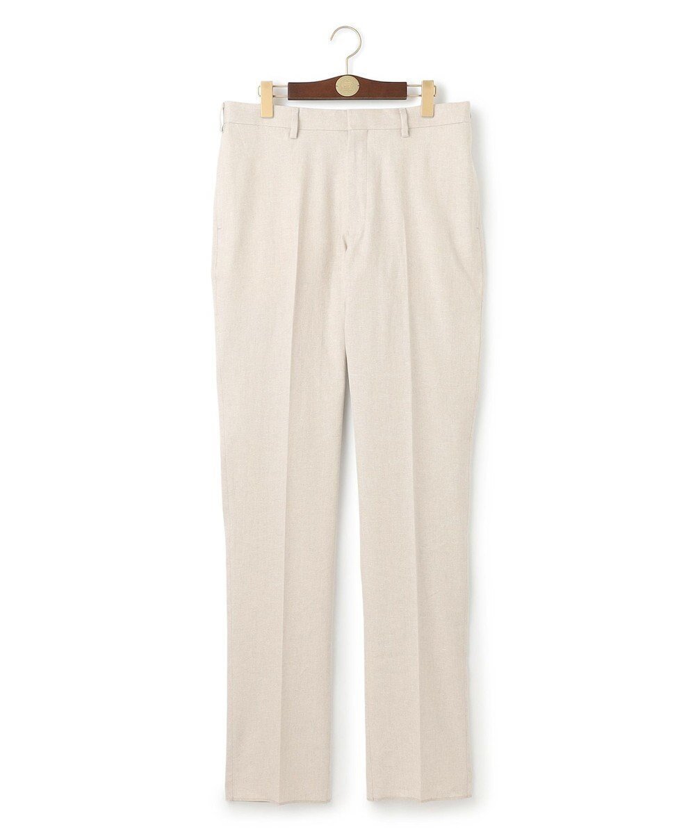 【ジェイ プレス/J.PRESS / MEN】の【WEB・一部店舗限定】コンフォートストレッチリネン スラックス インテリア・キッズ・メンズ・レディースファッション・服の通販 founy(ファニー) 　ファッション　Fashion　メンズファッション　Fashion for Men　ボトムス　Bottoms　サマー　Summer, Summer Style　ストレッチ　Stretch, Stretchy Fabric　スラックス　Slacks, Dress Pants　ミックス　Mix, Mixed Style　ラグジュアリー　Luxury, Elegant　リネン　Linen, Linen Fabric　リラックス　Relax, Relaxed Fit　再入荷　Restock / Back in Stock　夏　Summer　春　Spring　S/S・春夏　SS, Spring/Summer, Warm Season　アイボリー系|ID: prp329100004576742 ipo3291000000032733067