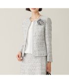【ジェイ プレス/J.PRESS】の【セットアップ対応】ファンシーツイード ノーカラー ジャケット 人気、トレンドファッション・服の通販 founy(ファニー) ファッション Fashion レディースファッション WOMEN アウター Coat Outerwear ジャケット Jackets ノーカラージャケット No Collar Leather Jackets エレガント 上品 Elegant コンパクト Compact 切替 Switching サテン Satin シンプル Simple ジャケット Jacket スタイリッシュ Stylish セットアップ Set Up ツイード Tweed 長袖 Long Sleeve ブレード Blade ミックス Mix ループ Loop A/W・秋冬 Aw・Autumn/Winter・Fw・Fall-Winter 再入荷 Restock/Back In Stock/Re Arrival thumbnail ホワイト系1|ID: prp329100004576750 ipo3291000000032413747