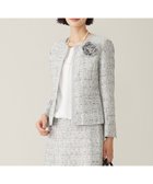 【ジェイ プレス/J.PRESS】の【セットアップ対応】ファンシーツイード ノーカラー ジャケット ホワイト系1|ID: prp329100004576750 ipo3291000000033716168