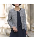 【ジェイ プレス/J.PRESS】の【セットアップ対応】ファンシーツイード ノーカラー ジャケット ブラックミックス系|ID: prp329100004576750 ipo3291000000036378076