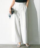 【23区/NIJYUSANKU】の【セットアップ対応/洗える】コットンリネン オックスストレッチ ワイド パンツ アイボリー系|ID: prp329100004576752 ipo3291000000032645256
