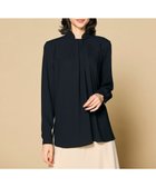 【ベイジ,/BEIGE,】の【洗える】ANITA / ロングスリーブタックブラウス Black|ID: prp329100004576755 ipo3291000000032695688