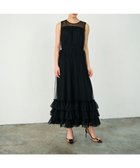 【グレース コンチネンタル/GRACE CONTINENTAL】のチュールティアードワンピース 人気、トレンドファッション・服の通販 founy(ファニー) ファッション Fashion レディースファッション Fashion for Women ワンピース Dresses ギャザー Gathered, Ruffled チュール Tulip, Tulip Motif ティアード Tiered, Tiered Style フェミニン Feminine, Girly 夏 Summer 春 Spring S/S・春夏 SS, Spring/Summer, Warm Season thumbnail ブラック|ID: prp329100004576760 ipo3291000000034876221