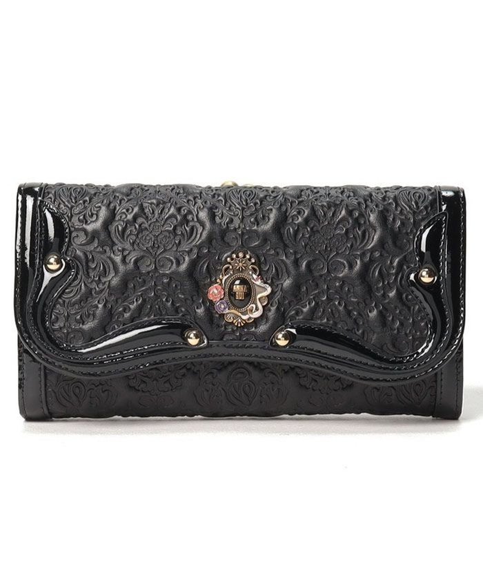 【アナスイ/ANNA SUI】のセルパン 口金長財布 インテリア・キッズ・メンズ・レディースファッション・服の通販 founy(ファニー) https://founy.com/ ファッション Fashion レディースファッション Ladies' Fashion Online 財布 Wallets アンティーク Antique エナメル Enamel ジュエリー Jewelry ブローチ Brooch モチーフ Motif 人気 Popularity 財布 Wallet |ID: prp329100004576762 ipo3291000000032663273