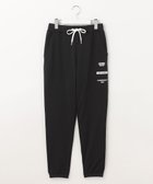 【ピーダブリュサーキュラス/PW CIRCULUS】の【WOMEN】【洗える】裏毛 ロゴ ジョガー パンツ ブラック系|ID: prp329100004576773 ipo3291000000032414123
