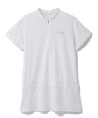 【ゼロハリバートン/ZERO HALLIBURTON】のロングハーフジップシャーリングシャツ 82833 レディーW4S2 スゴルフ 人気、トレンドファッション・服の通販 founy(ファニー) ファッション Fashion レディースファッション Fashion for Women トップス・カットソー Cut & Sew Tops シャツ・ブラウス・オフィスカジュアル Elegant Blouses & Button-Ups ロングTシャツ・Tシャツ Longline T-Shirts & Tees カットソー・ベーシックTシャツ Cut-and-Sewn Tops / Stretch Tees & Basics カットソー Cut and Sewn Top ゴルフ Golf シンプル Simple, Minimal ドローコード Drawcord, Drawstring Cord プリント Print, Printed Pattern 再入荷 Restock / Back in Stock 夏 Summer 定番 Standard, Basic Item 春 Spring S/S・春夏 SS, Spring/Summer, Warm Season thumbnail ホワイト|ID: prp329100004576789 ipo3291000000033100686