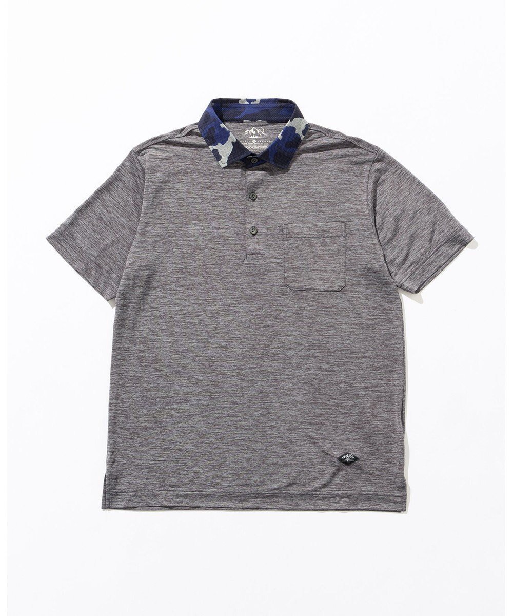 【ジョセフ アブード マウンテン/JOSEPH ABBOUD MOUNTAIN】の【接触冷感・男女兼用】クールスキンガードポロシャツ インテリア・キッズ・メンズ・レディースファッション・服の通販 founy(ファニー) 　ファッション　Fashion　レディースファッション　Fashion for Women　トップス・カットソー　Cut & Sew Tops　シャツ・ブラウス・オフィスカジュアル　Elegant Blouses & Button-Ups　ポロシャツ・きれいめカジュアル　Smart-Casual Polo Tops　アウトドア　Outdoor Clothing　ストレッチ　Stretch, Stretchy Fabric　ポロシャツ　Polo Shirt, Collared Tee　メランジ　Melange, Mixed Yarn　レギュラー　Regular, Standard Fit　夏　Summer　春　Spring　S/S・春夏　SS, Spring/Summer, Warm Season　軽量　Lightweight, Ultra Light　ライトグレー系|ID: prp329100004576795 ipo3291000000034959263