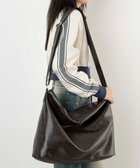 【ウィゴー/WEGO】の【ユニセックス着用ITEM】レザータッチBIGショルダー ダークブラウン|ID: prp329100004576829 ipo3291000000033671629