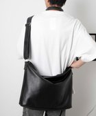 【ウィゴー/WEGO】の【ユニセックス着用ITEM】レザータッチBIGショルダー ブラック|ID: prp329100004576829 ipo3291000000033671634