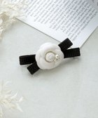 【ティアクラッセ/Tiaclasse】の【安田美沙子さん着用・選べる2TYPE】ローズモチーフバレッタ オフホワイト×ブラックA|ID: prp329100004576832 ipo3291000000035826533