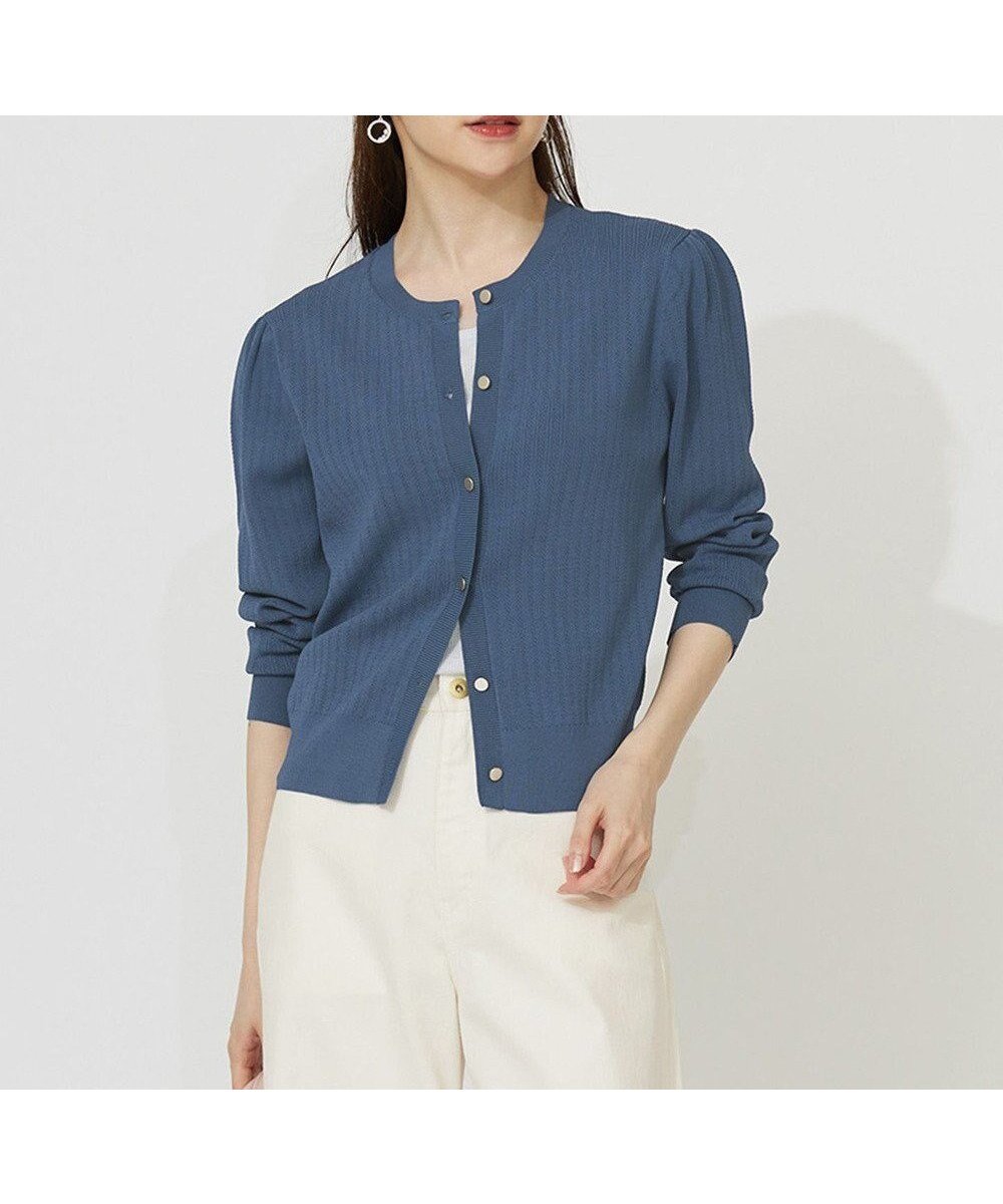 【エニィ スィス/any SiS】の【洗える】レーシーディテール カーディガン インテリア・キッズ・メンズ・レディースファッション・服の通販 founy(ファニー) ファッション Fashion レディースファッション Fashion for Women トップス・カットソー Cut & Sew Tops ニット Knit Tops & Sweaters カーディガン・羽織り Layered Style Cardigans おすすめ Recommended / Our Picks カーディガン Cardigan, Knitwear ストレッチ Stretch, Stretchy Fabric セーター Sweater, Knitwear フェミニン Feminine, Girly フレンチ French, French Style 夏 Summer 新作・新入荷 New Arrivals / New In 春 Spring S/S・春夏 SS, Spring/Summer, Warm Season 洗える Machine Washable 透かし Cut-Out, Lacework ダークブルー|ID: prp329100004576881 ipo3291000000034295374