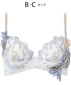 【ウィング/Wing】のブラジャー Wing Lesiage 背中の段差をスムージング 脇高設計 バストの脇流れをブロック 【後ろ姿きれいブラ】 ブラ PB4010 ウイング/ワコール サックス|ID: prp329100004576886 ipo3291000000032722987