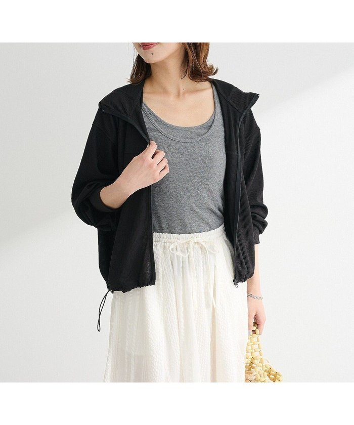 【グリーンパークス/Green Parks】のライトZIPパーカー インテリア・キッズ・メンズ・レディースファッション・服の通販 founy(ファニー) https://founy.com/ ファッション Fashion レディースファッション Fashion for Women トップス・カットソー Cut & Sew Tops カーディガン・羽織り Layered Style Cardigans レディースパーカー・カジュアルフーディー Casual Hoodies & Sweatshirts おすすめ Recommended / Our Picks ウォーター Water カーディガン Cardigan, Knitwear パーカー Hoodie, Parka フロント Front, Front Design ヘムライン Hemline, Bottom Cut ポケット Pocket, Pocket Detail 吸水 Absorbent, Quick-Dry A/W・秋冬 Autumn/Winter |ID: prp329100004576895 ipo3291000000032415651