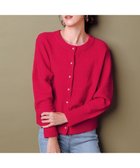 【アンフィーロ 自由区/UNFILO】の【新色追加/洗える】ふわふわニット パールボタンカーディガン マゼンタ|ID: prp329100004576904 ipo3291000000034310902