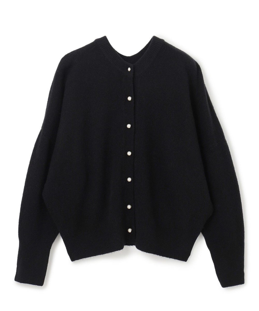 【アンフィーロ 自由区/UNFILO】の【新色追加/洗える】ふわふわニット パールボタンカーディガン インテリア・キッズ・メンズ・レディースファッション・服の通販 founy(ファニー) 　ファッション　Fashion　レディースファッション　Fashion for Women　トップス・カットソー　Cut & Sew Tops　ニット　Knit Tops & Sweaters　カーディガン・羽織り　Layered Style Cardigans　2024年　2024　2024-2025秋冬・A/W　Autumn/Winter 2024–25 AW24–25　アンゴラ　Angora Knitwear　ウォッシャブル　Machine Washable　カーディガン　Cardigan, Knitwear　スキッパー　Skipper, Open Collar　ストレッチ　Stretch, Stretchy Fabric　バラクラバ　Balaclava　パール　Pearl, Pearl Accent　ボトム　Bottoms, Lower Wear　洗える　Machine Washable　A/W・秋冬　Autumn/Winter　[NEW]ブラック|ID: prp329100004576904 ipo3291000000034310906