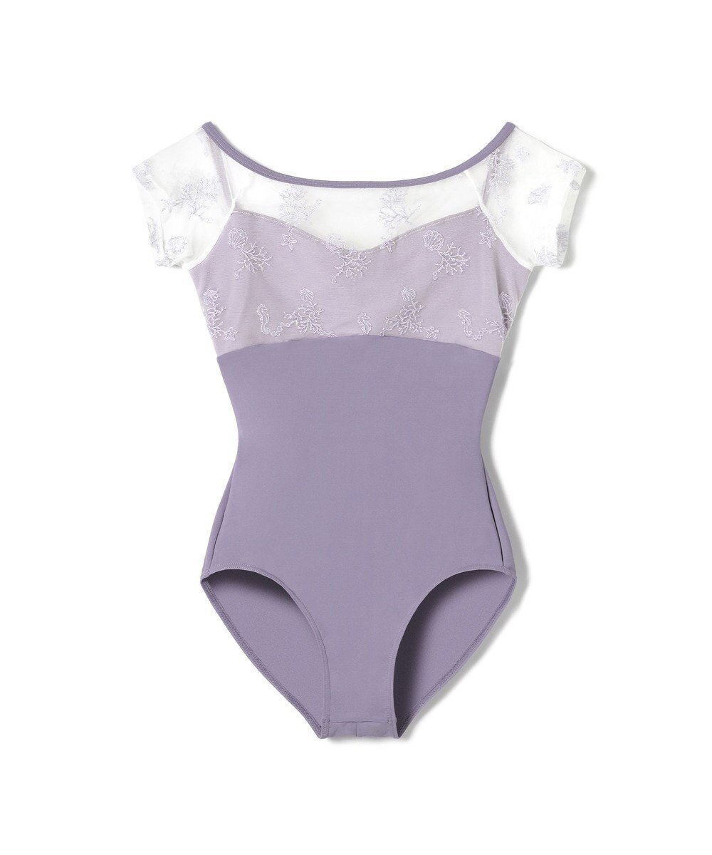 【チャコット/Chacott】のフレンチスリーブレオタード インテリア・キッズ・メンズ・レディースファッション・服の通販 founy(ファニー) ファッション Fashion レディースファッション Fashion for Women カッティング Cutting Detail シンプル Simple, Minimal ボーダー Border, Stripe モチーフ Motif, Design Theme 夏 Summer ヴァイオレット|ID: prp329100004576921 ipo3291000000033658126