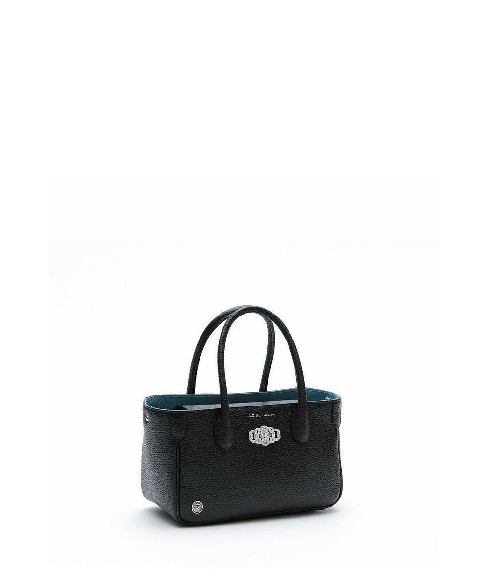 【アクセソワドゥマドモワゼルジャップ/A.D.M.J】の【牛革】アールデコモチーフミニトート(Dカン+) 人気、トレンドファッション・服の通販 founy(ファニー) 　ファッション　Fashion　レディースファッション　Fashion for Women　バッグ　Bags　アクセサリー　Fashion Accessories　アンティーク　Antique-Inspired　クリスタル　Crystal, Swarovski　ジュエリー　Jewelry, Accessories　スワロフスキー　Swarovski, Crystal Accent　バランス　Balance, Style Balance　ポケット　Pocket, Pocket Detail　ポーチ　Pouch, Small Case　マグネット　Magnet, Magnetic Closure　モチーフ　Motif, Design Theme　 other-1|ID: prp329100004576929 ipo3291000000033657443