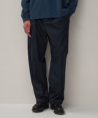 【エイトン/ATON】のCOTTON LAWN ワイドパンツ - UNISEX- NAVY|ID: prp329100004576941 ipo3291000000032416077